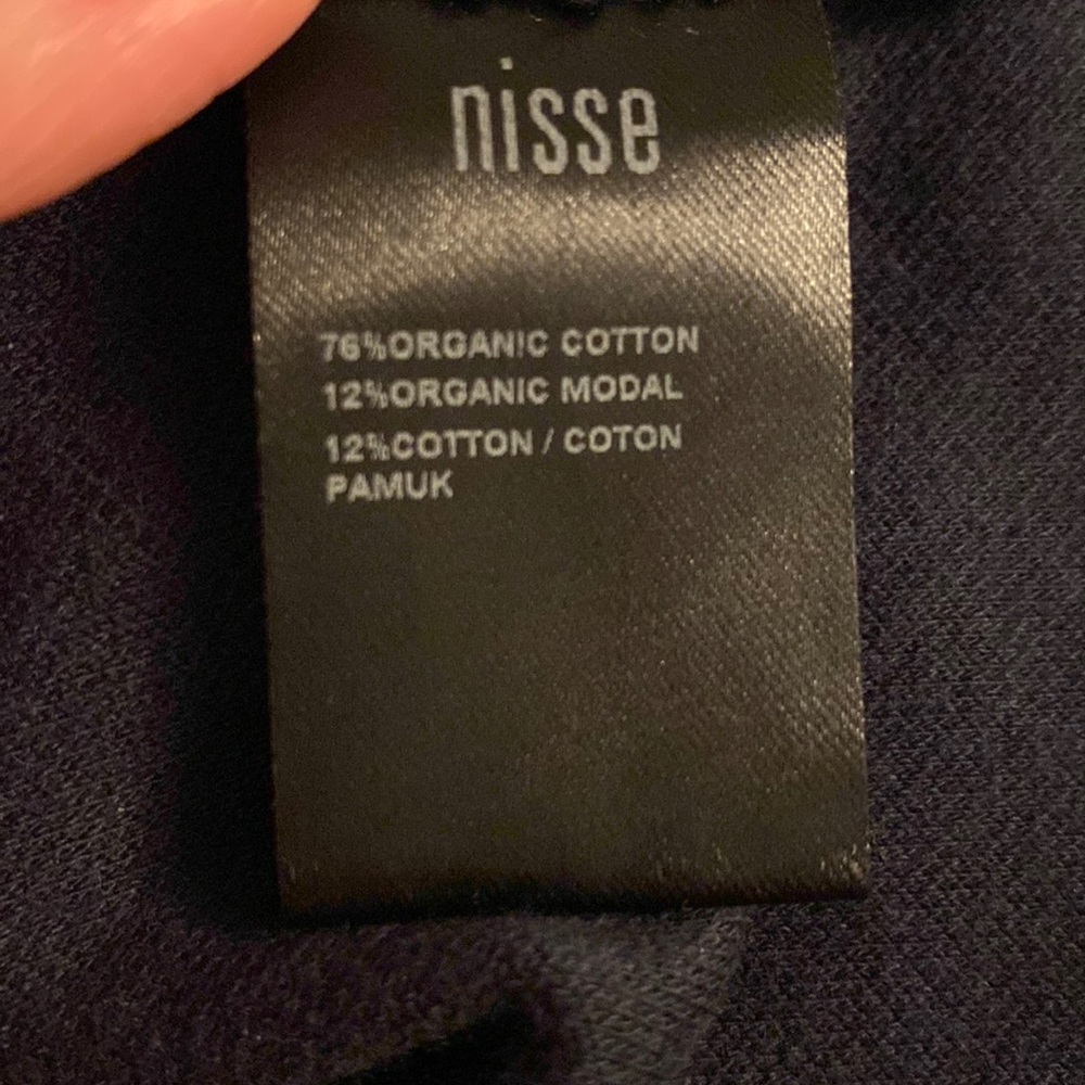 NWT NISSE Elbise Dragon maxi slit tank Dress side lace cutout ropes Navy Blue - Picture 7 of 17